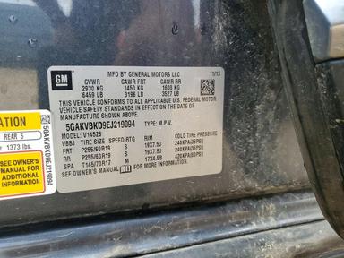 Vue de 2014 BUICK ENCLAVE, angle 13