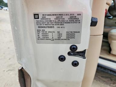 Vue de 2007 BUICK RENDEZVOUS CX, angle 13