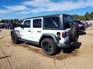 Вид 2021 JEEP WRANGLER UNLIMITED SPORT, угол 2