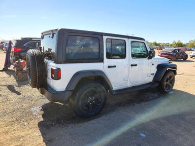 Вид 2021 JEEP WRANGLER UNLIMITED SPORT, угол 3