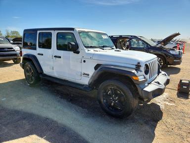 Вид 2021 JEEP WRANGLER UNLIMITED SPORT, угол 4