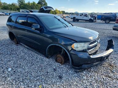 2011 DODGE DURANGO CREW view, angle 4