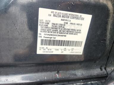 منظر 2012 MAZDA 6 I، زاوية 12