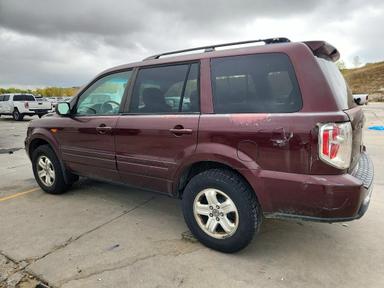 Vista de 2008 HONDA PILOT, ángulo 2