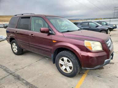 Vista de 2008 HONDA PILOT, ángulo 4