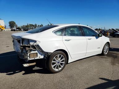 2017 FORD FUSION SE HYBRID view, angle 3
