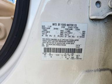 Vista de 2008 FORD EDGE SEL, ángulo 13