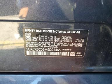 Vedere 2021 BMW X5 XDRIVE40I, unghi 13
