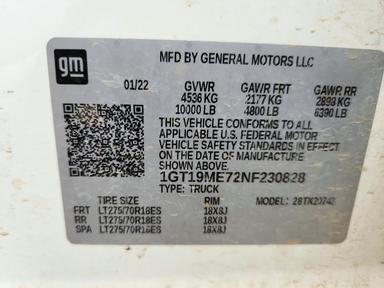 Вид 2022 GMC SIERRA K2500 SLE, угол 12