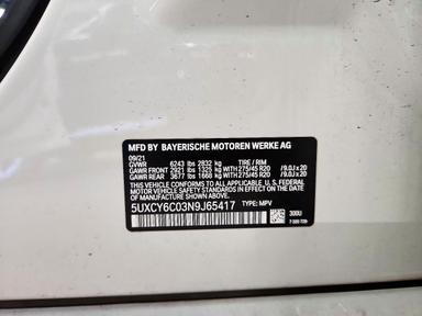 2022 BMW X6 XDRIVE40I view, angle 13