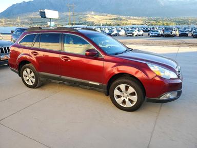 Vista de 2011 SUBARU OUTBACK 2.5I PREMIUM, ángulo 4