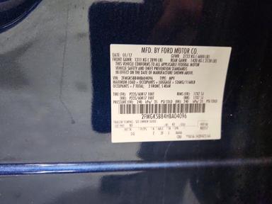 Vedere 2017 FORD FLEX SE, unghi 13