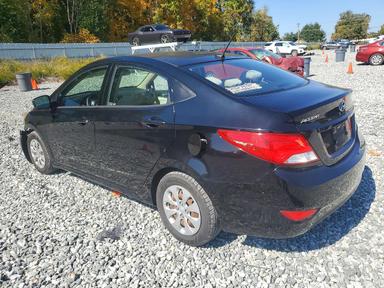 2017 HYUNDAI ACCENT SE view, angle 2