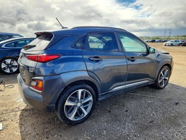 Vue de 2018 HYUNDAI KONA LIMITED, angle 3
