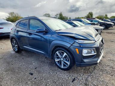 Vue de 2018 HYUNDAI KONA LIMITED, angle 4