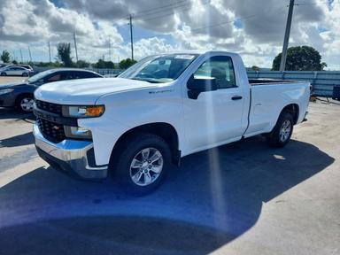 Vue de 2020 CHEVROLET SILVERADO C1500, angle 1