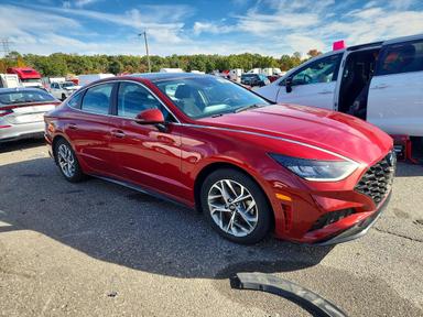 Vue de 2023 HYUNDAI SONATA SEL, angle 4