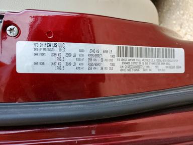 Vue de 2017 DODGE GRAND CARAVAN SXT, angle 13