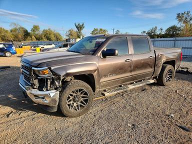 Vista de 2015 CHEVROLET SILVERADO K1500 LT, ángulo 1