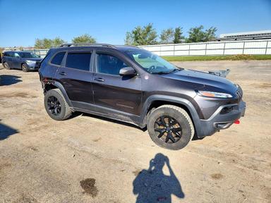 Вид 2017 JEEP CHEROKEE TRAILHAWK, угол 4