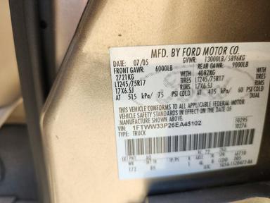 منظر 2006 FORD F350 SUPER DUTY، زاوية 12