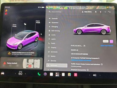 Vista de 2023 TESLA MODEL 3, ángulo 9