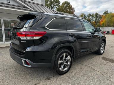 Vue de 2019 TOYOTA HIGHLANDER HYBRID LIMITED PLATINUM, angle 4