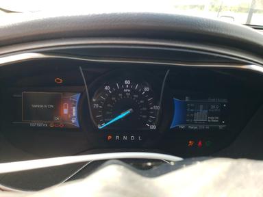 Vista de 2018 FORD FUSION S HYBRID, ángulo 9