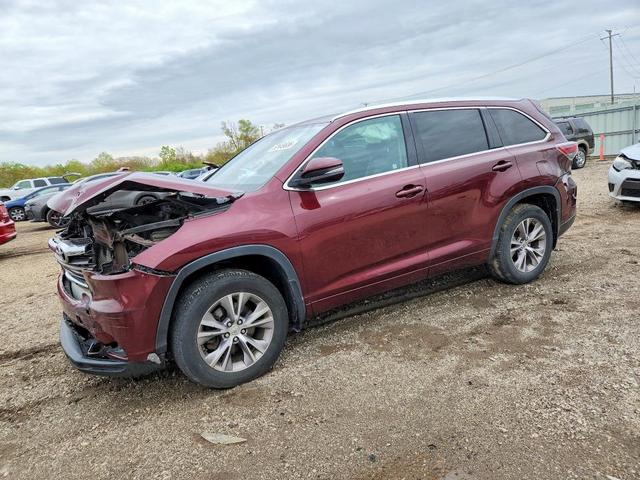 2015 TOYOTA HIGHLANDER XLE  
