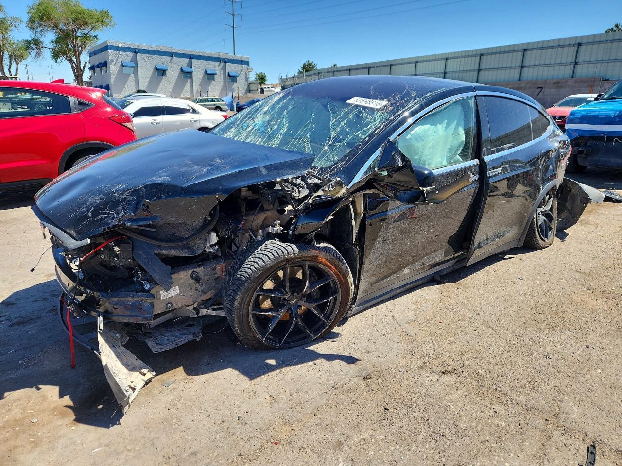 Vue de 2019 TESLA MODEL X, angle 1