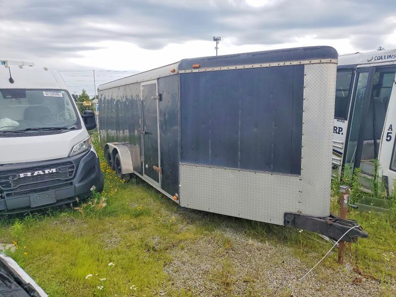 2009 ATLAS ENCLOSED CARGO SNOWMOBILE TRAILER