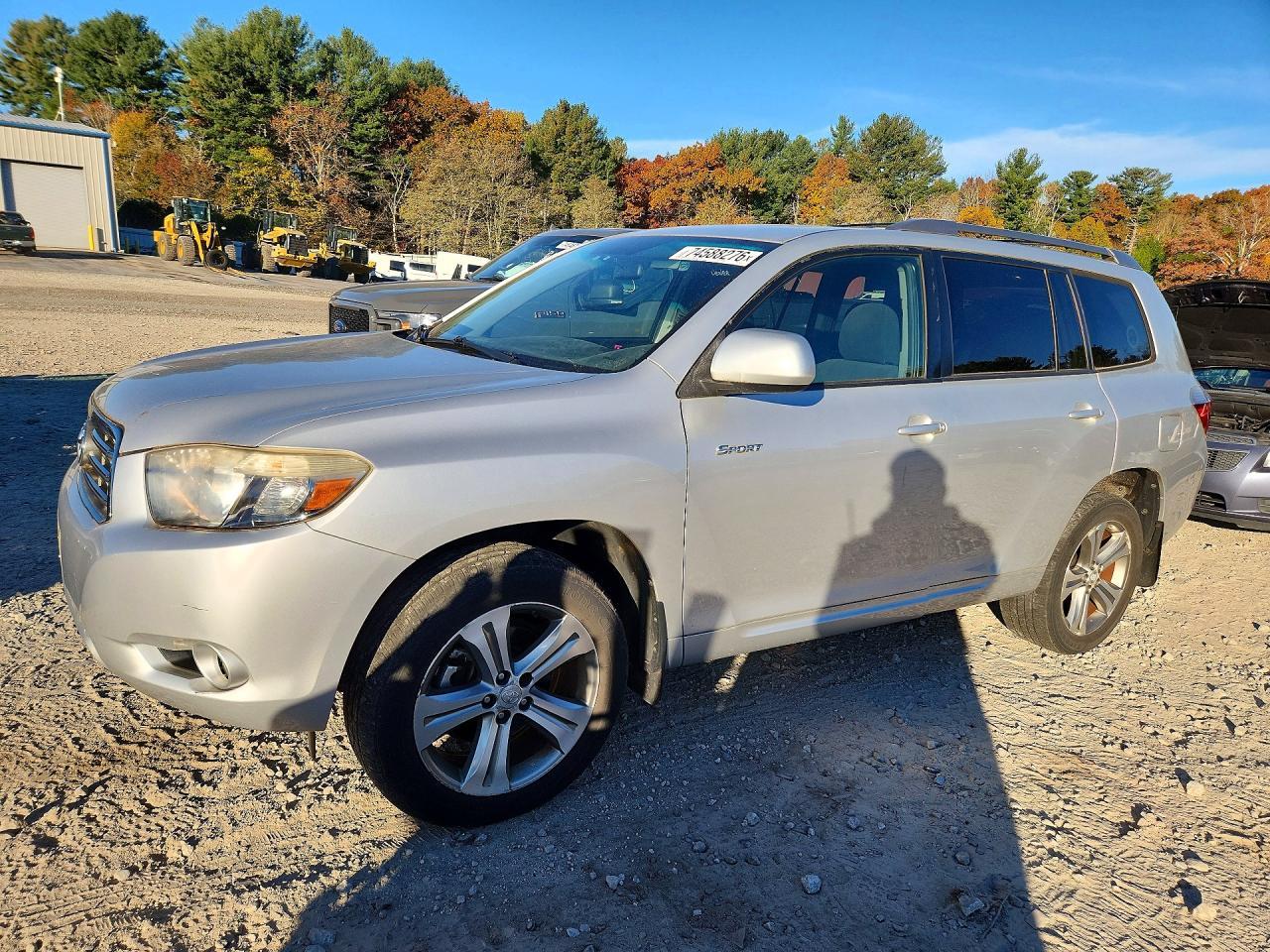 منظر 2008 TOYOTA HIGHLANDER SPORT، زاوية 1