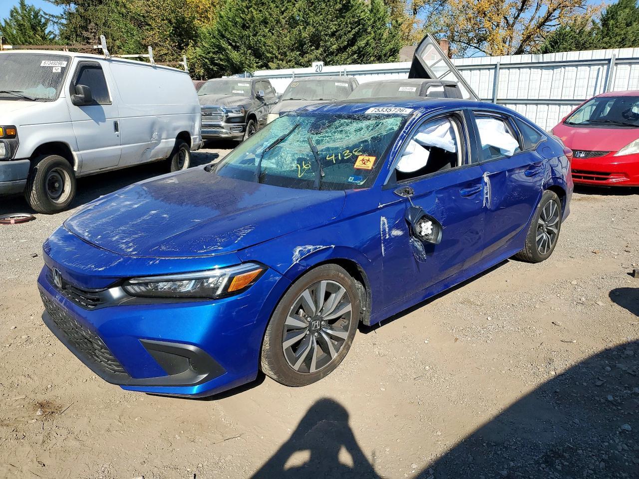 Vue de 2024 HONDA CIVIC EX, angle 1