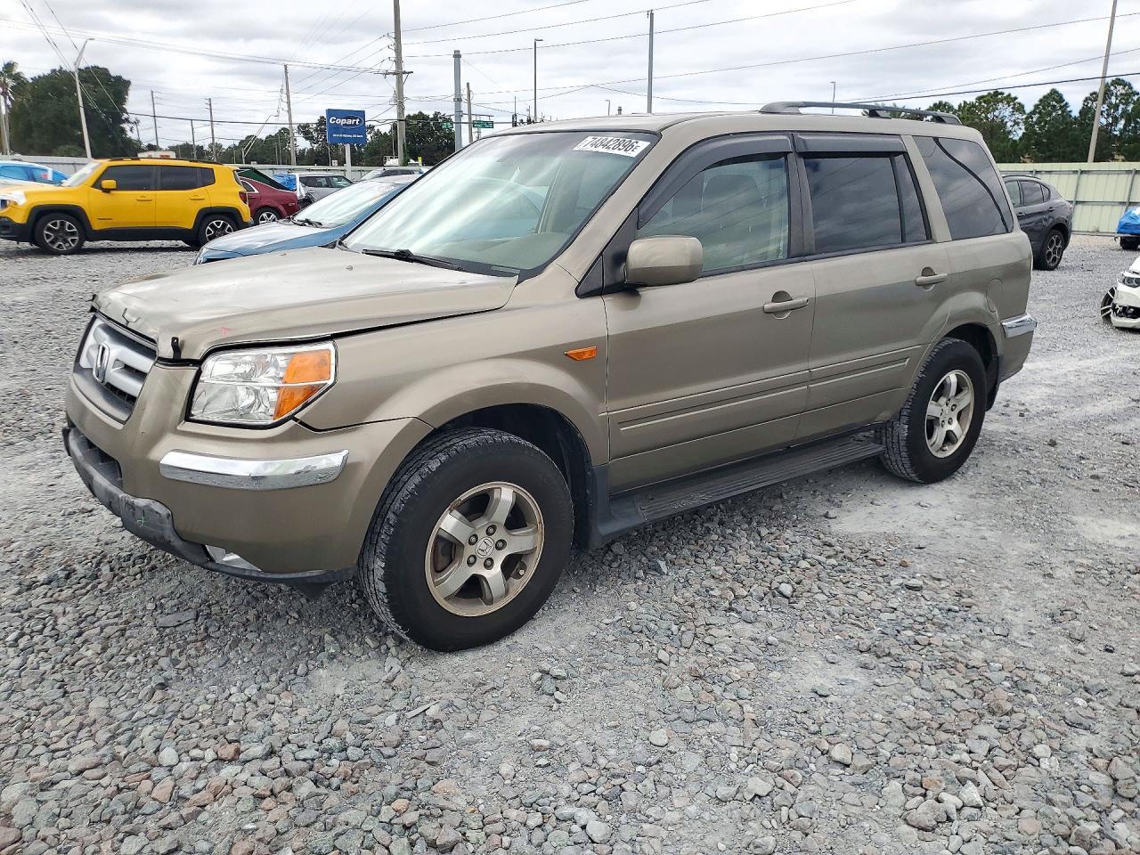 منظر 2008 HONDA PILOT EXL، زاوية 1