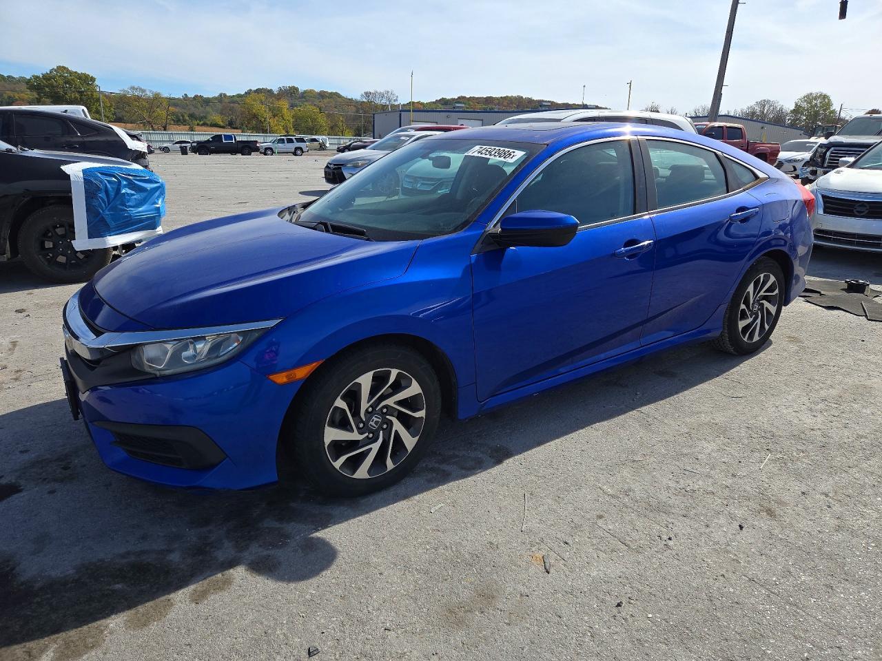 منظر 2017 HONDA CIVIC EX، زاوية 1
