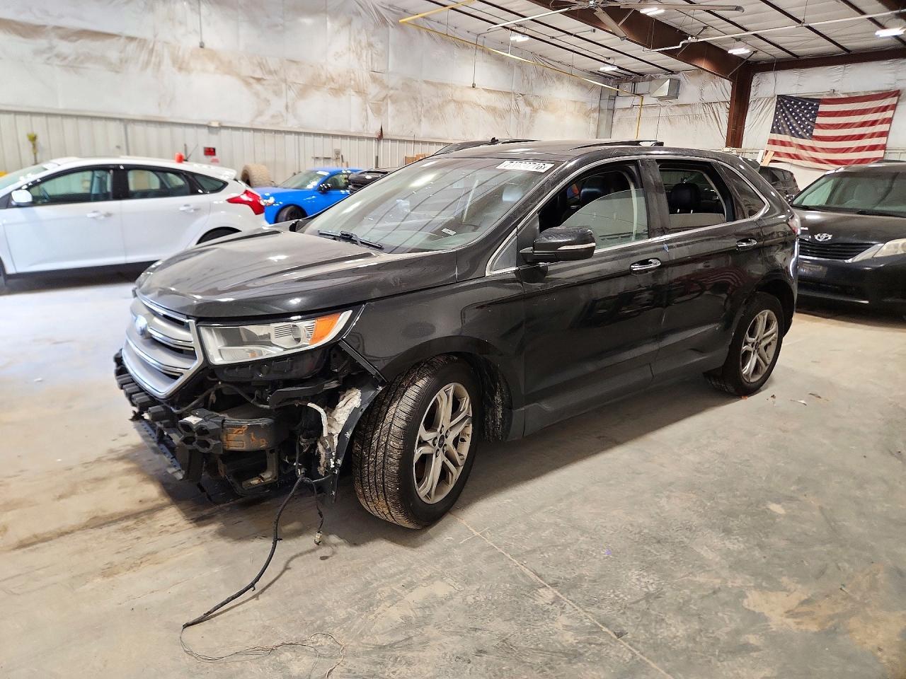 منظر 2015 FORD EDGE TITANIUM، زاوية 1