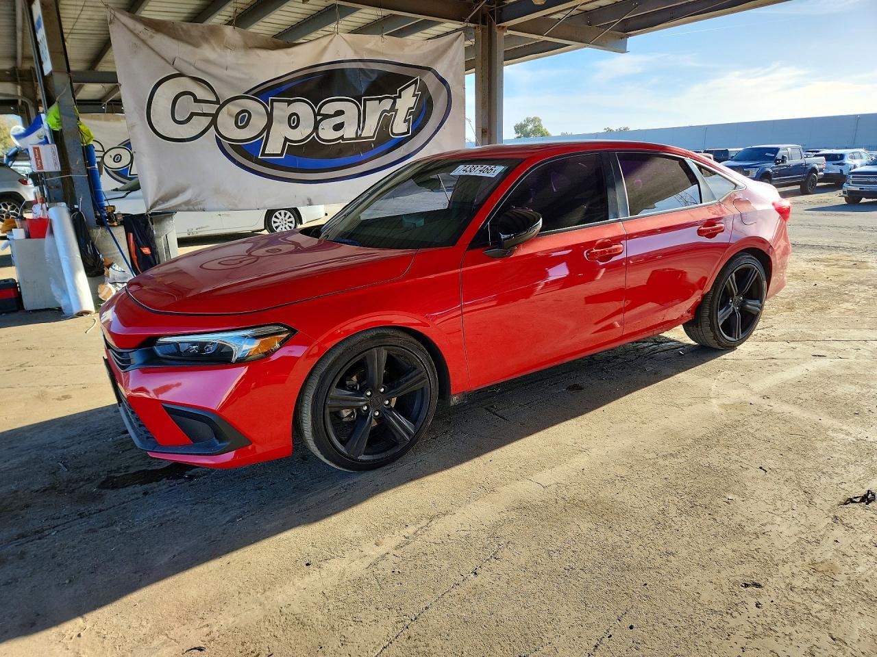 2023 HONDA CIVIC SPORT view, angle 1