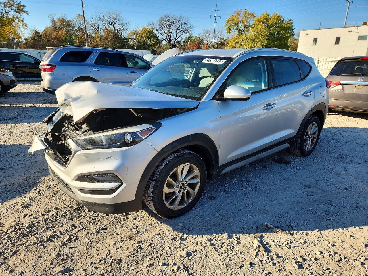 Vue de 2018 HYUNDAI TUCSON SEL, angle 1