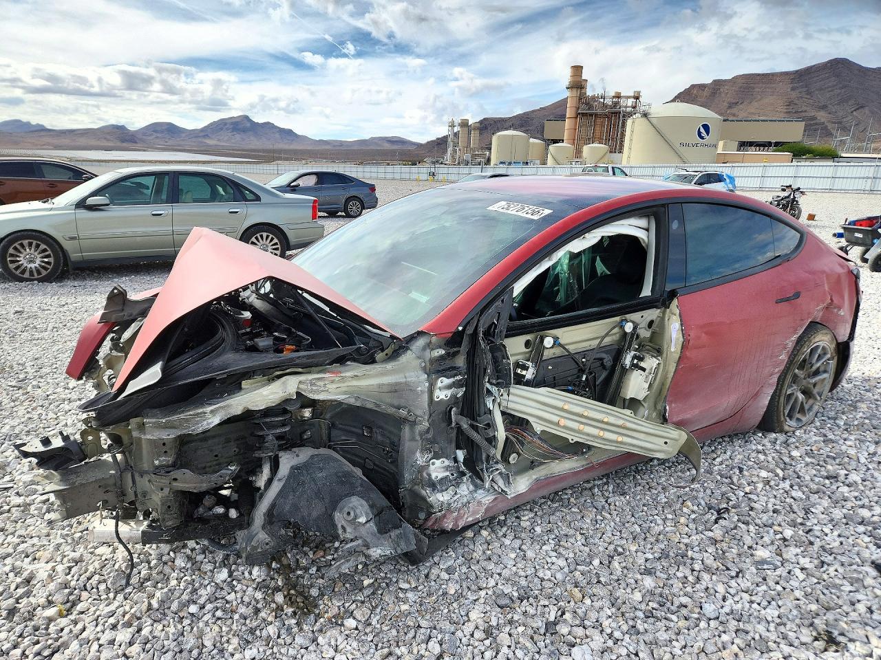 Vue de 2018 TESLA MODEL 3, angle 1