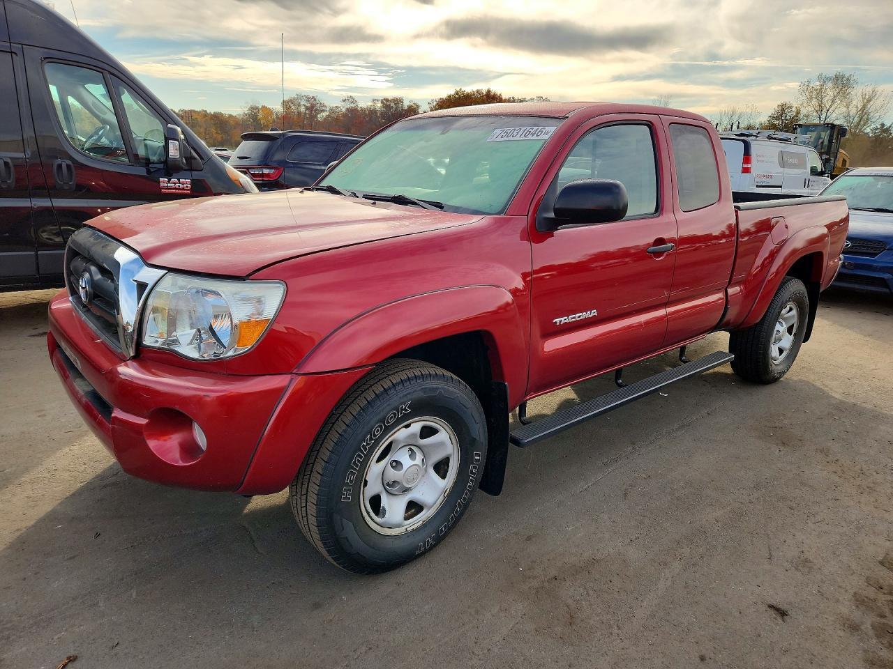 Vue de 2007 TOYOTA TACOMA V6, angle 1