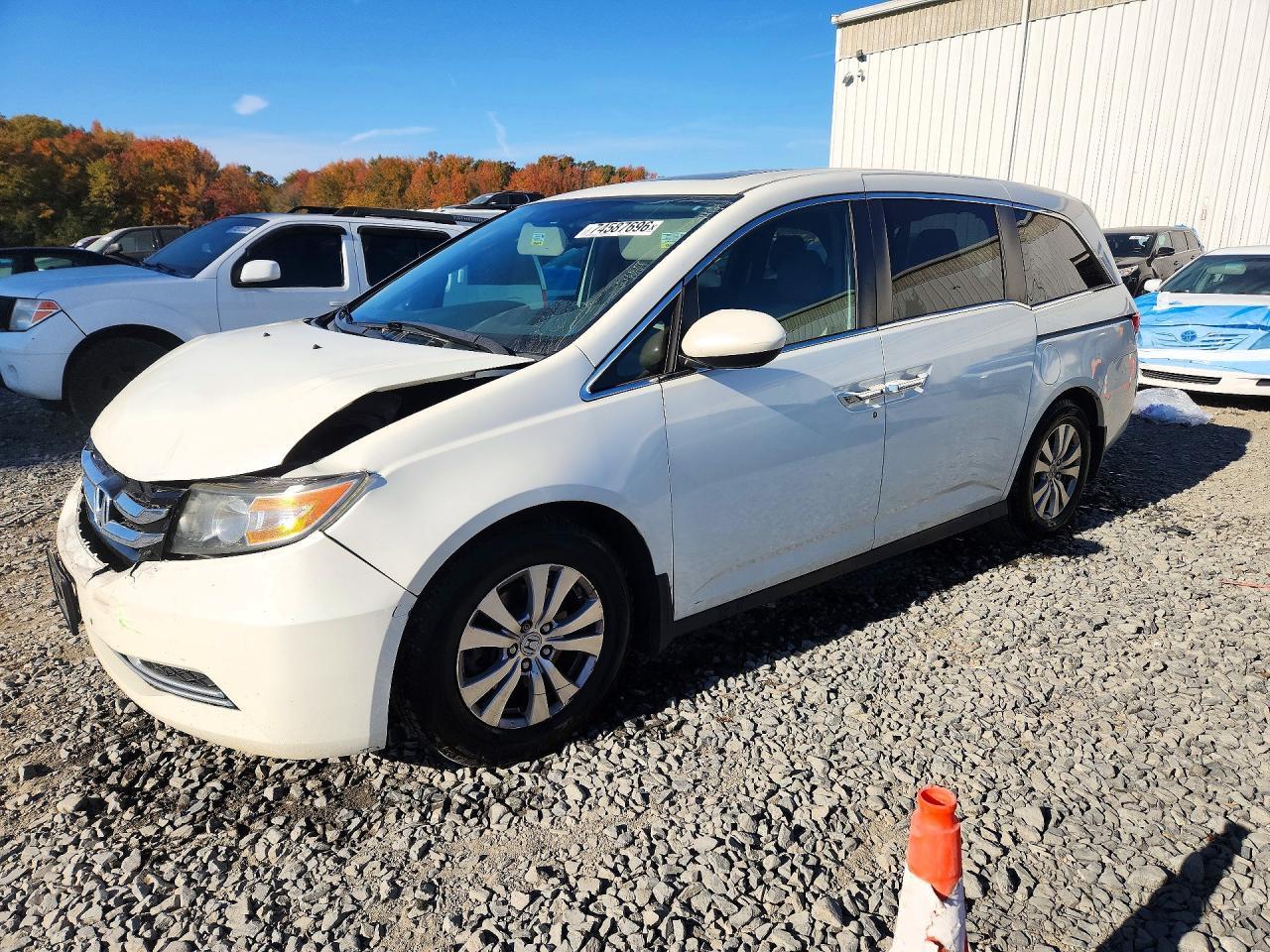 منظر 2016 HONDA ODYSSEY EXL، زاوية 1