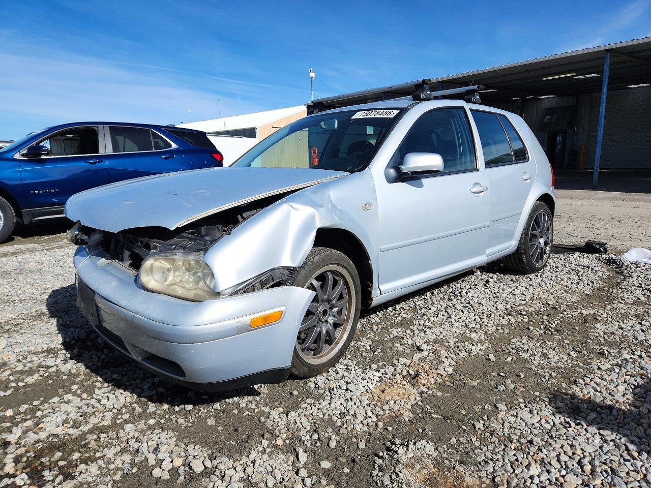 Vue de 2000 VOLKSWAGEN GOLF GLS, angle 1