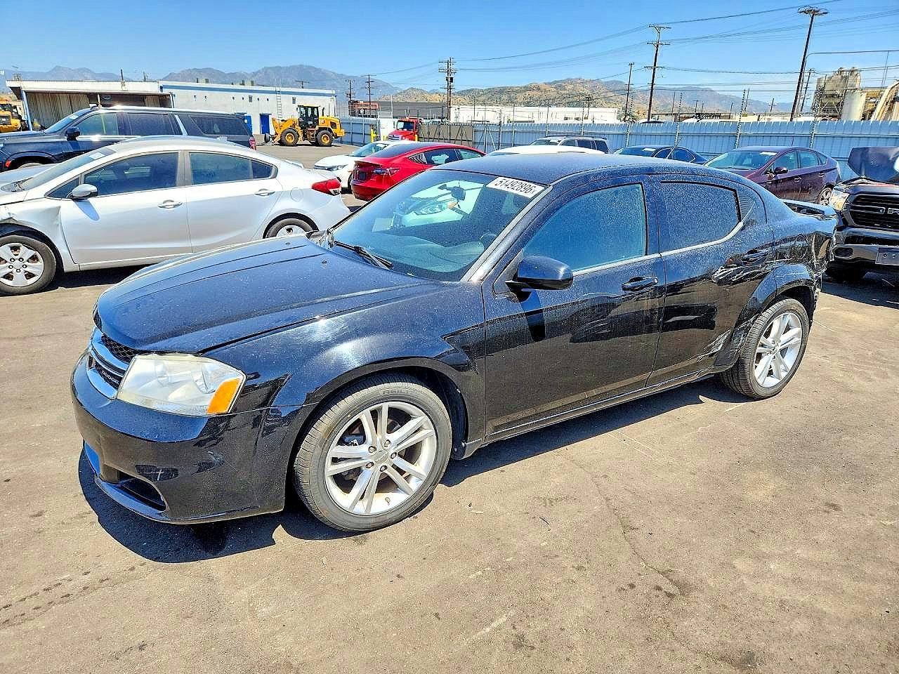 Вид 2012 DODGE AVENGER SXT, угол 1
