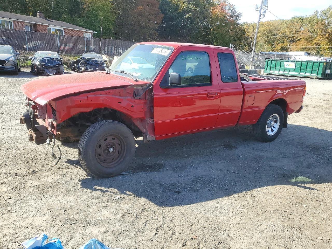 Вид 1999 FORD RANGER SUPER CAB, угол 1