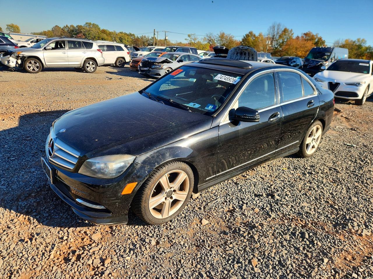 Vista de 2011 MERCEDES-BENZ C 300 4MATIC, ángulo 1