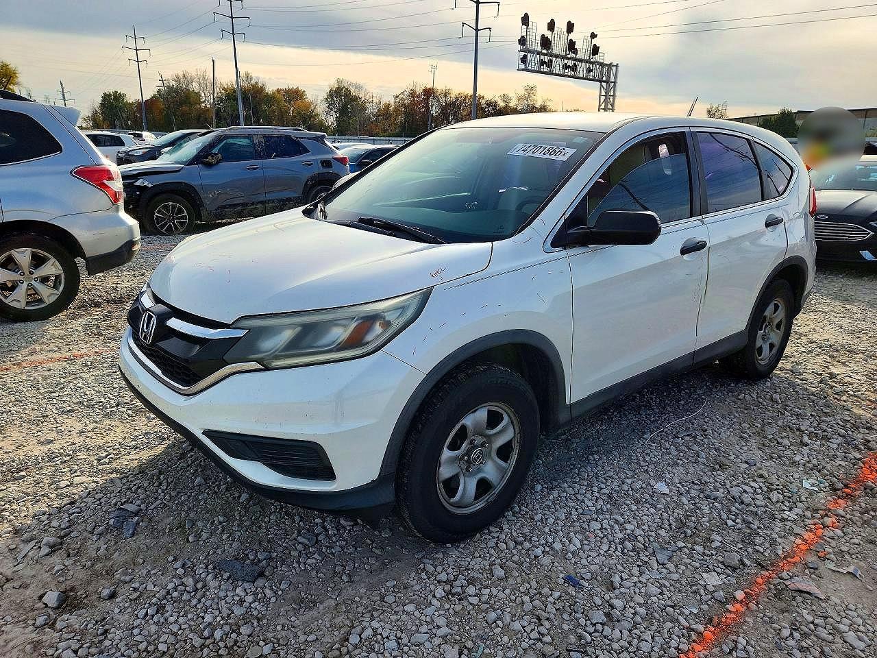 منظر 2015 HONDA CRV LX، زاوية 1