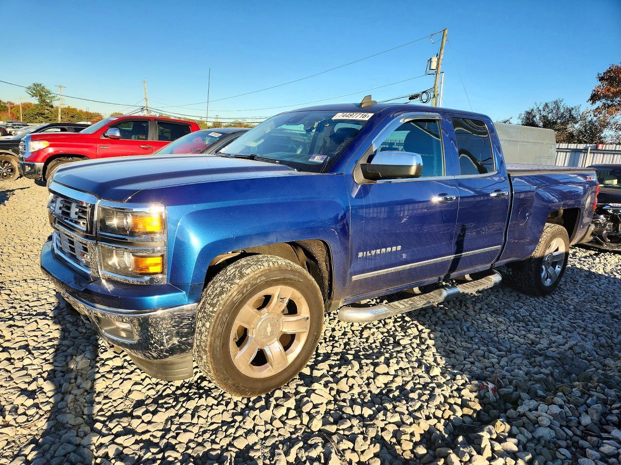 منظر 2015 CHEVROLET SILVERADO K1500 LTZ، زاوية 1