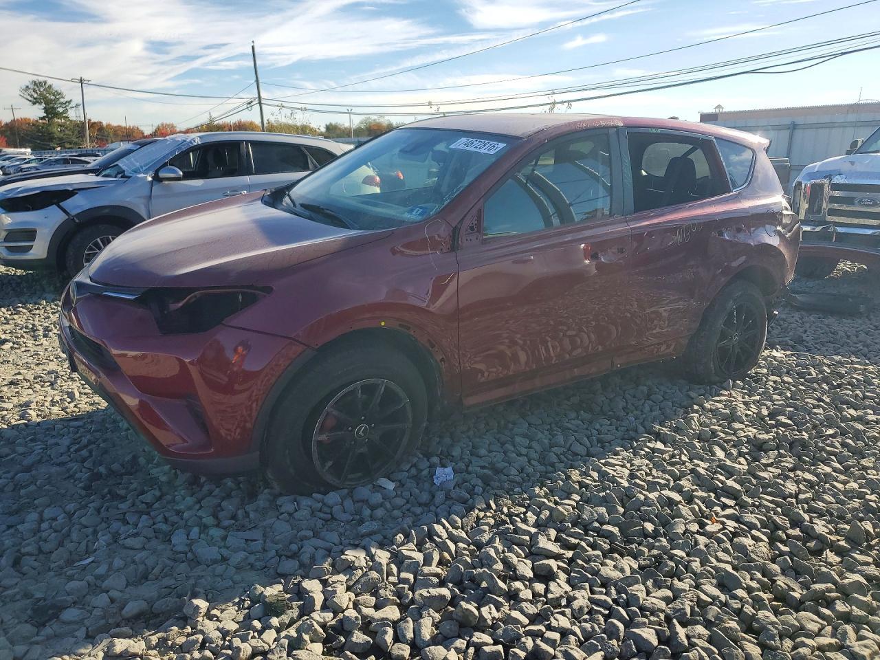 Вид 2018 TOYOTA RAV4 LE, угол 1