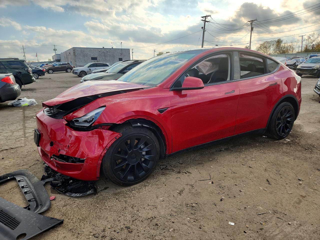 Вид 2023 TESLA MODEL Y, угол 1
