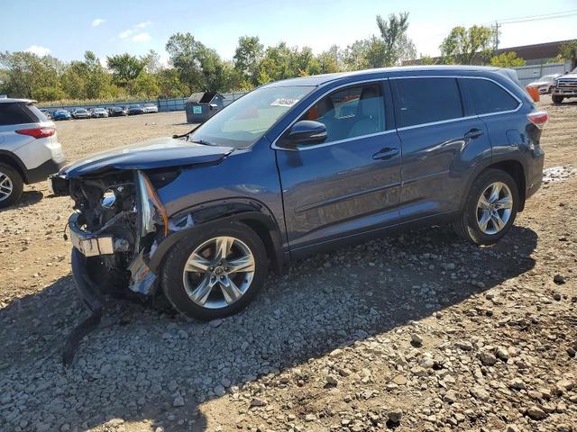 2016 TOYOTA HIGHLANDER LIMITED PLATINUM  